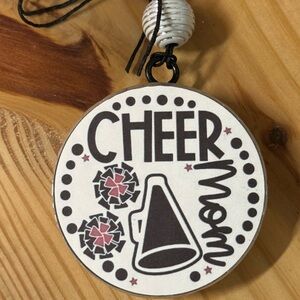 Cheer Mom Car Freshie with Megaphone Design (Caramel Coffee Whip)